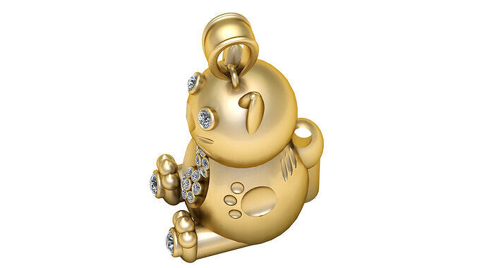 FUNNY TREADY PANDANT 3D PRINTABLE MODAL  3D print model