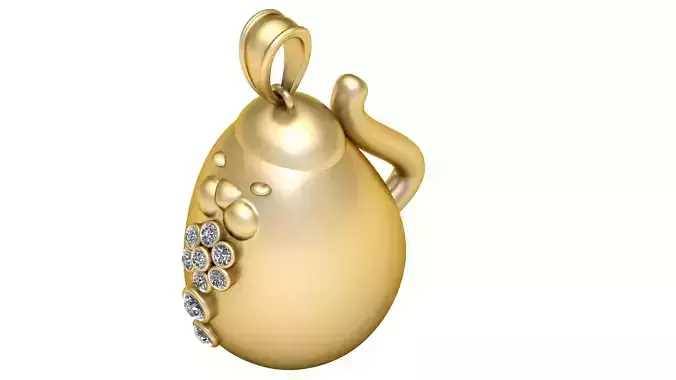 Gudetama  PANDANT 3D PRINTABLE MODAL 