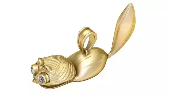 STYLISH rabbit   PANDANT 3D PRINTABLE MODAL