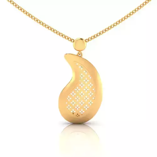 fusion women gold pendant 1024