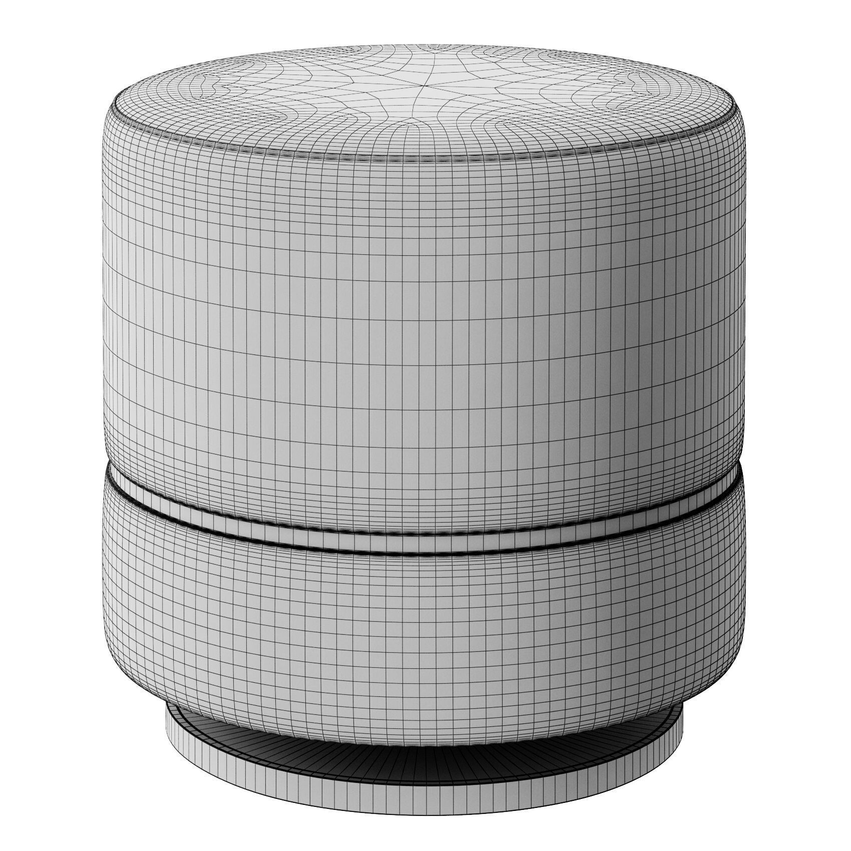 Parma Ottoman By Frato 3D model_4