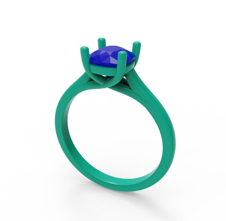 Engagement ring 13 3D print model_4