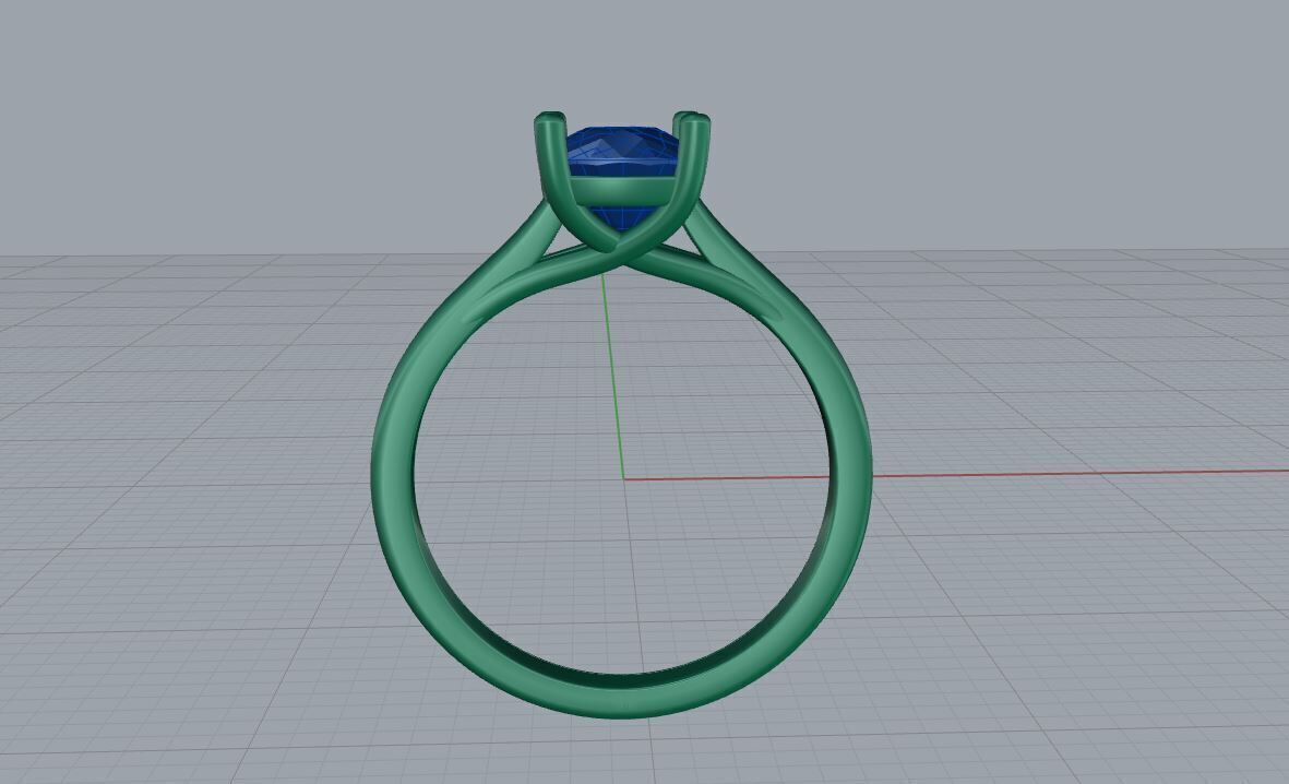 Engagement ring 13 3D print model_3