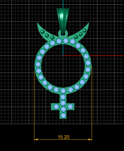 Alchemy PANDANT 3D PRINTABLE MODAL  3D print model_5