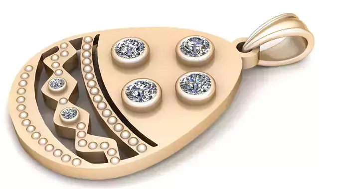 new arrival  PANDANT 3D PRINTABLE MODAL 