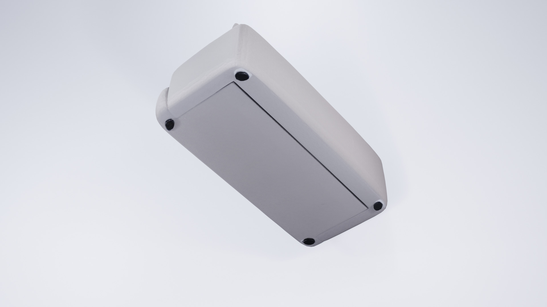 Low Poly Modern Fabric Sofa 3D model_5