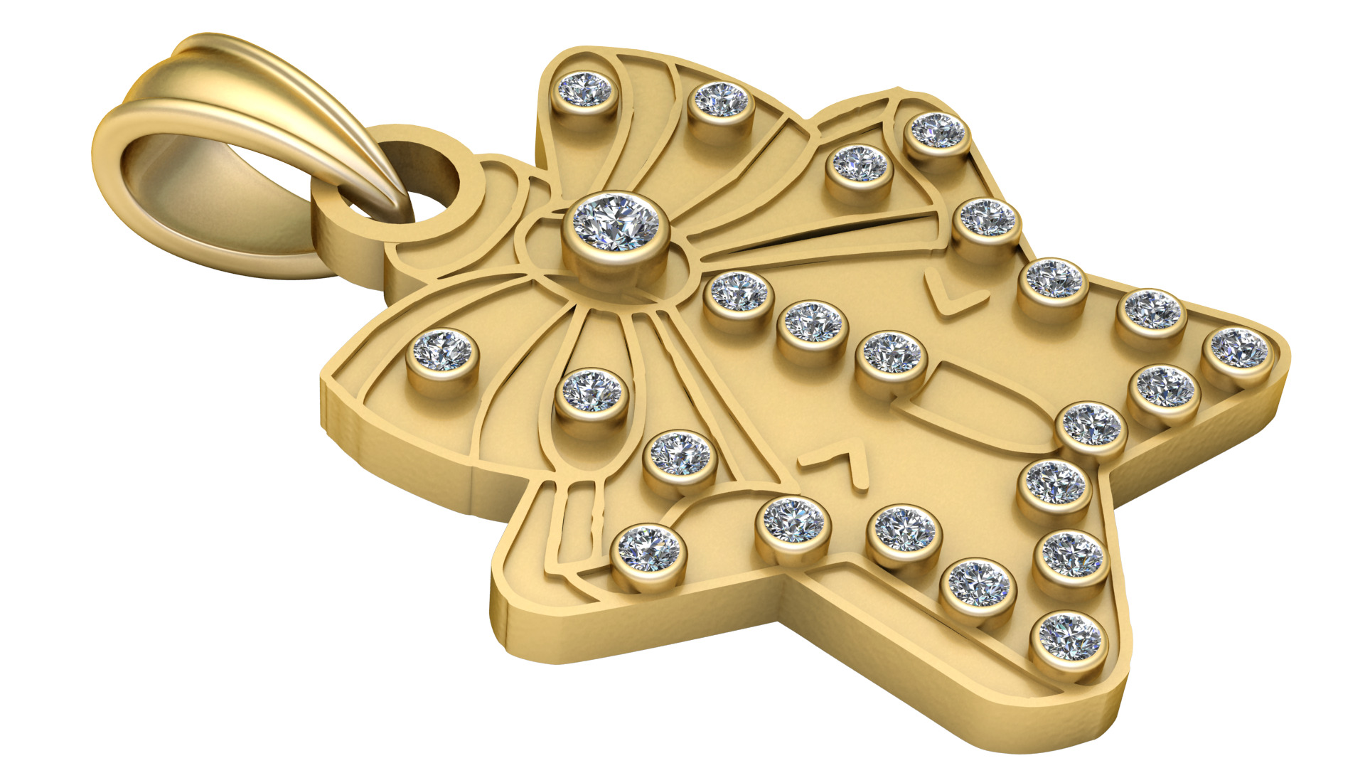 KuberBox  PANDANT 3D PRINTABLE MODAL  3D print model_3