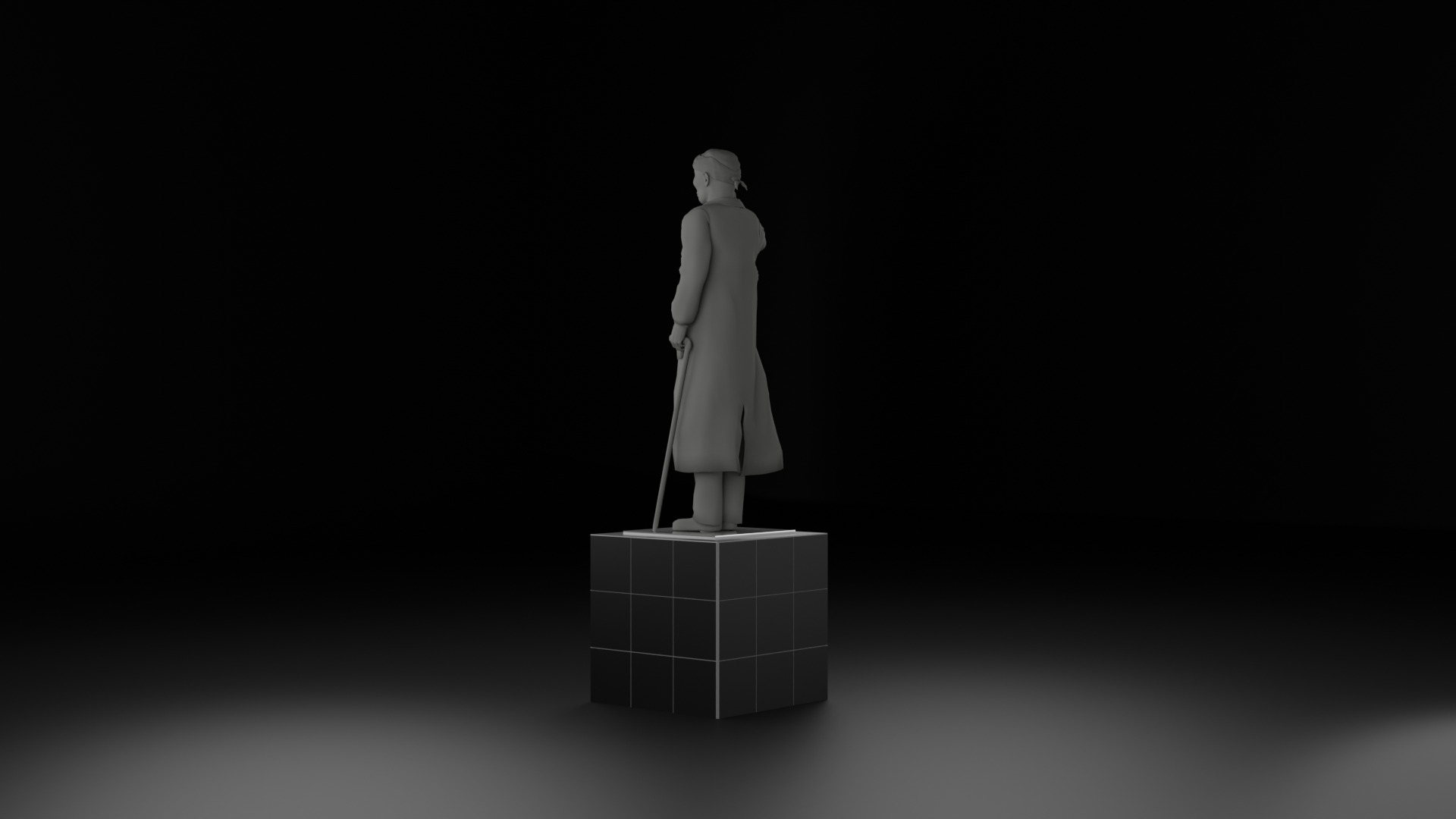 Jenderal Sudirman 3D model_8