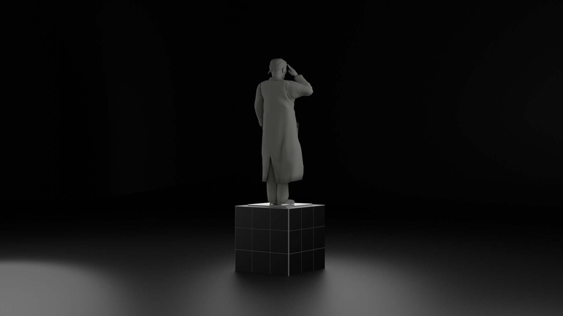 Jenderal Sudirman 3D model_12