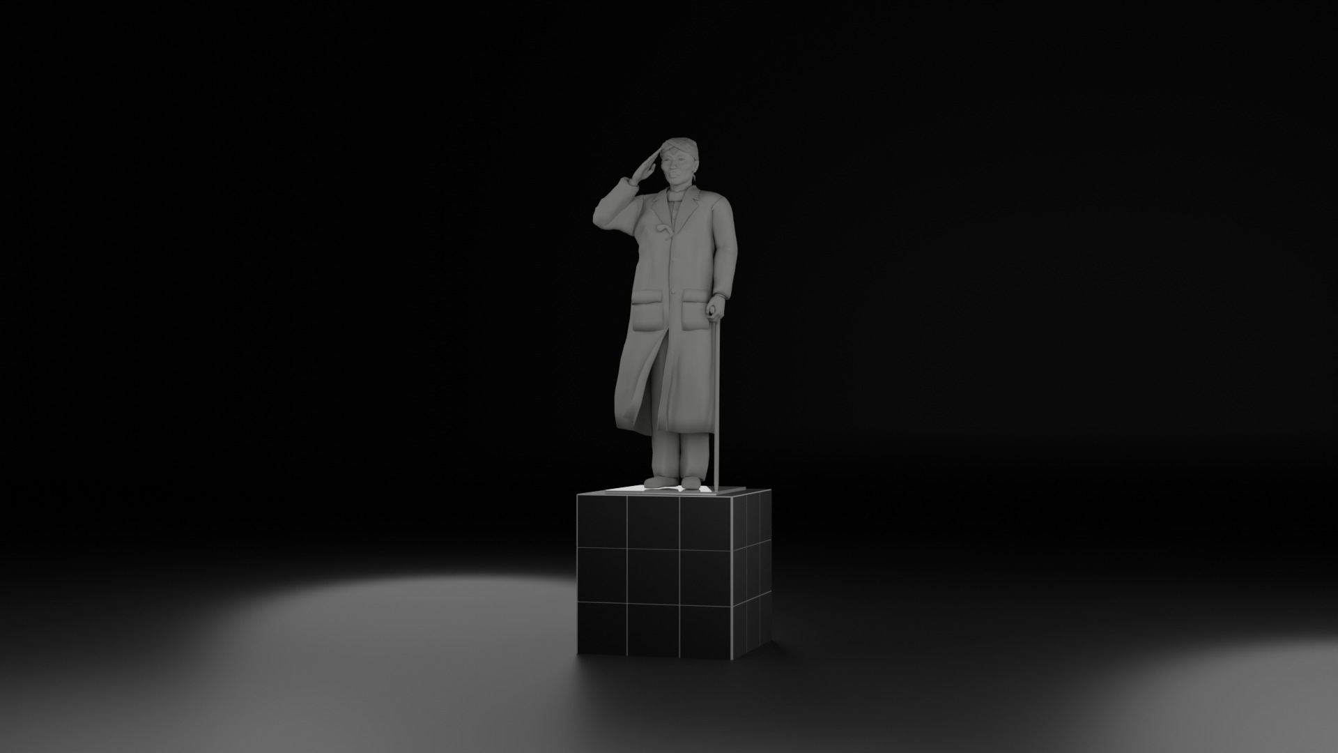 Jenderal Sudirman 3D model_2