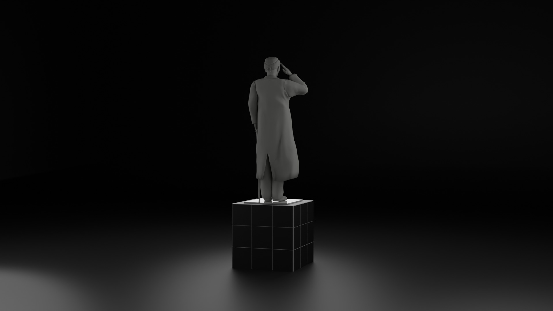 Jenderal Sudirman 3D model_11