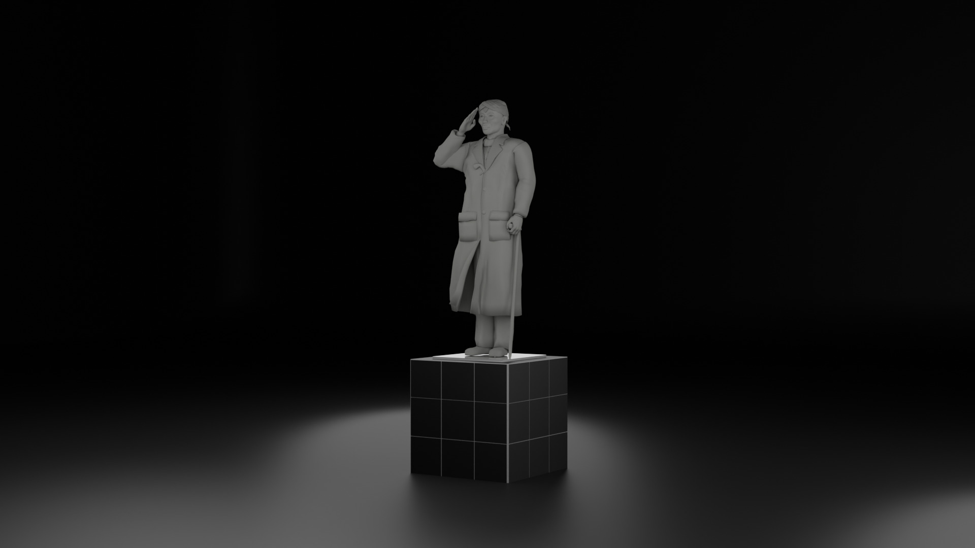 Jenderal Sudirman 3D model_3