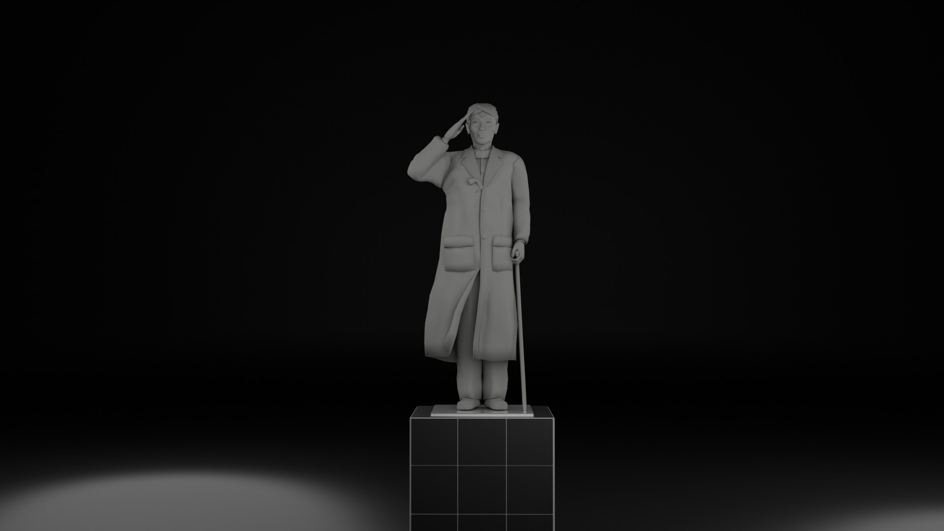 Jenderal Sudirman 3D model_21