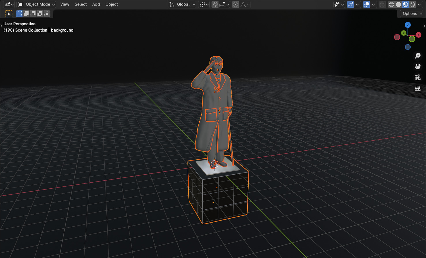 Jenderal Sudirman 3D model_60