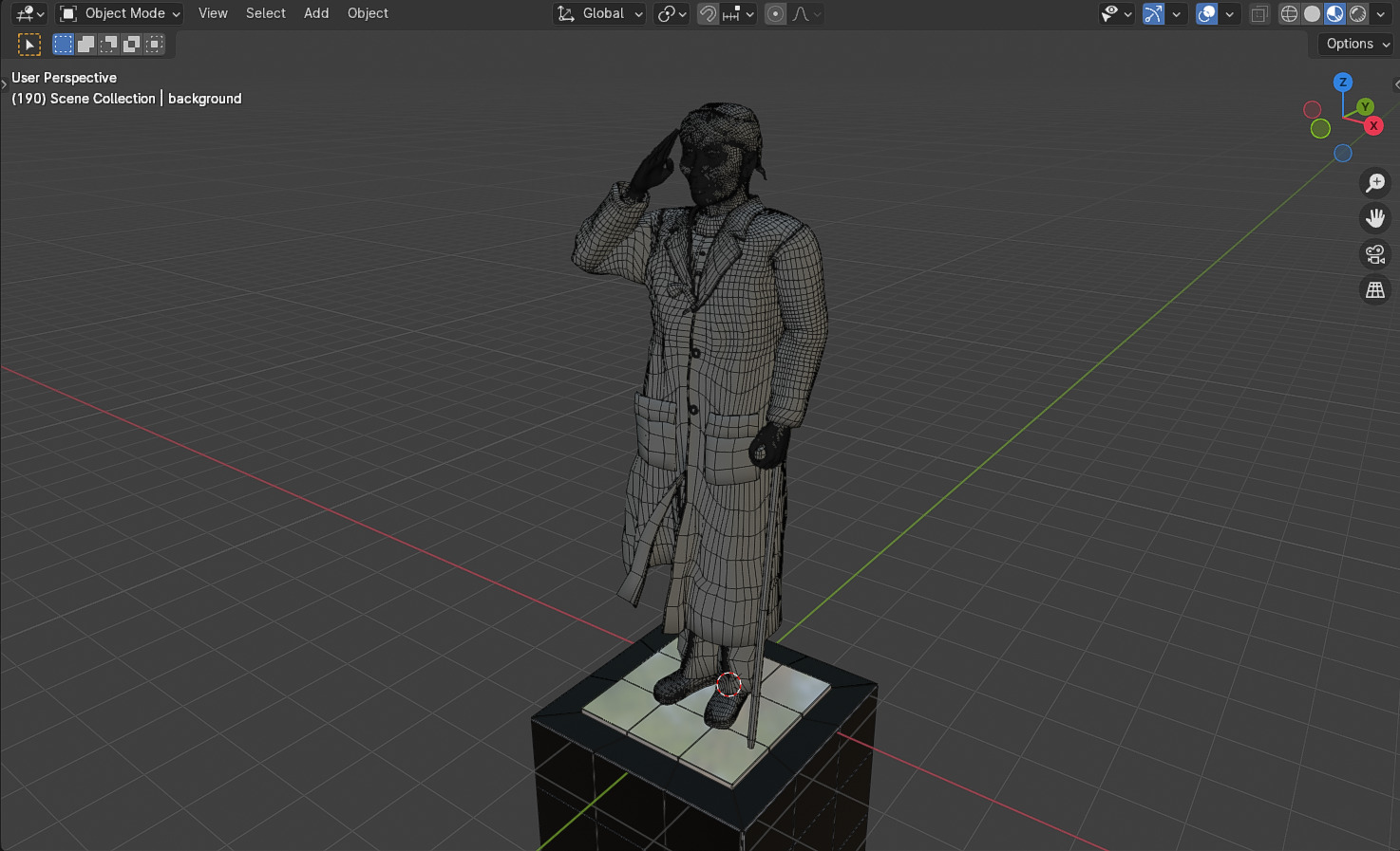 Jenderal Sudirman 3D model_58