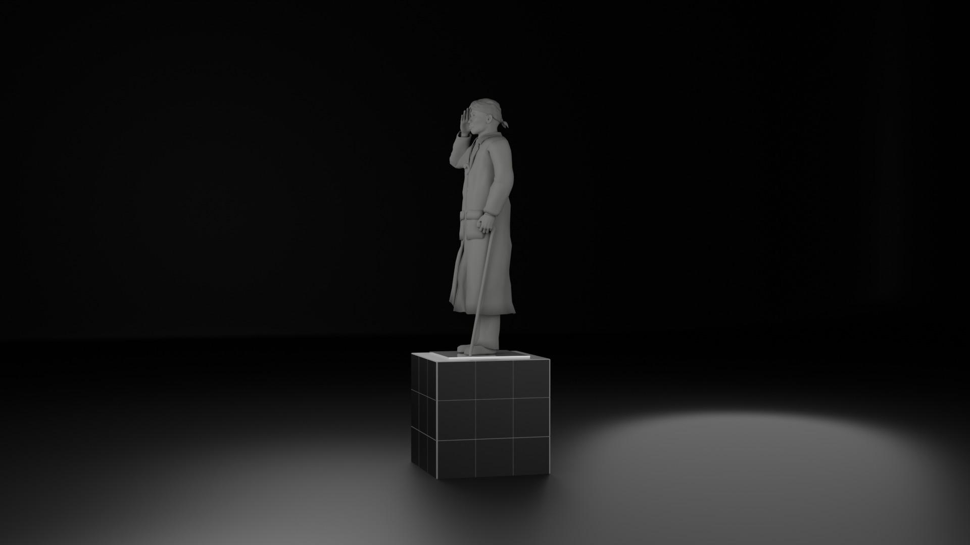 Jenderal Sudirman 3D model_5