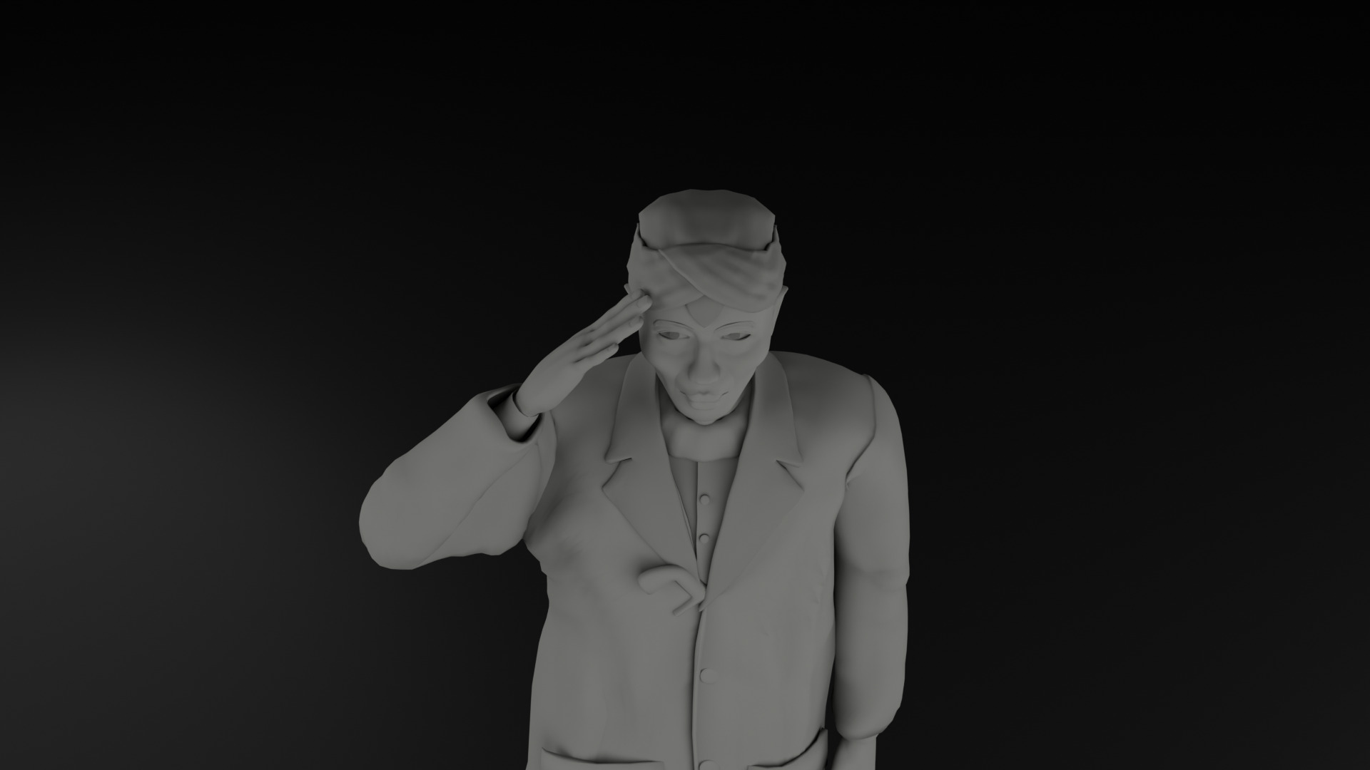 Jenderal Sudirman 3D model_36