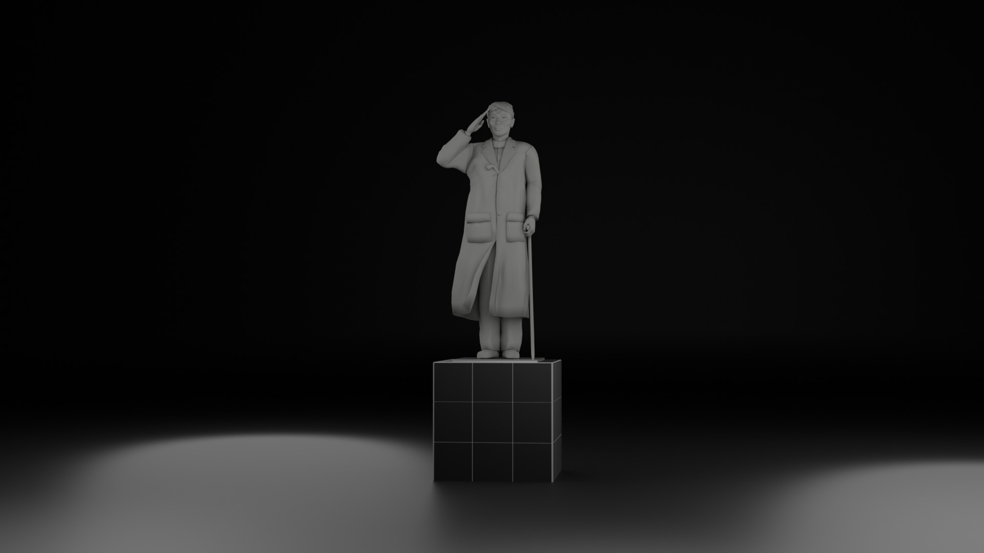 Jenderal Sudirman 3D model_1