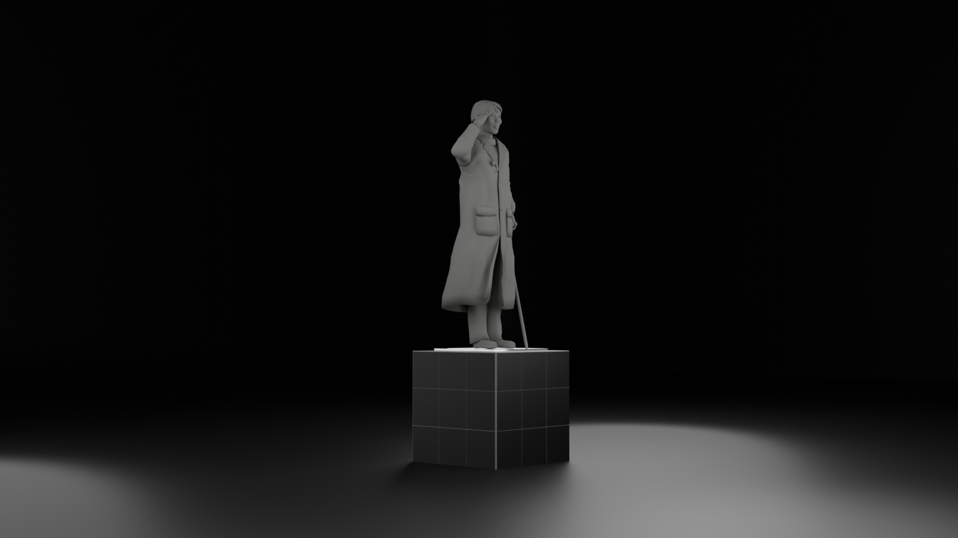 Jenderal Sudirman 3D model_17