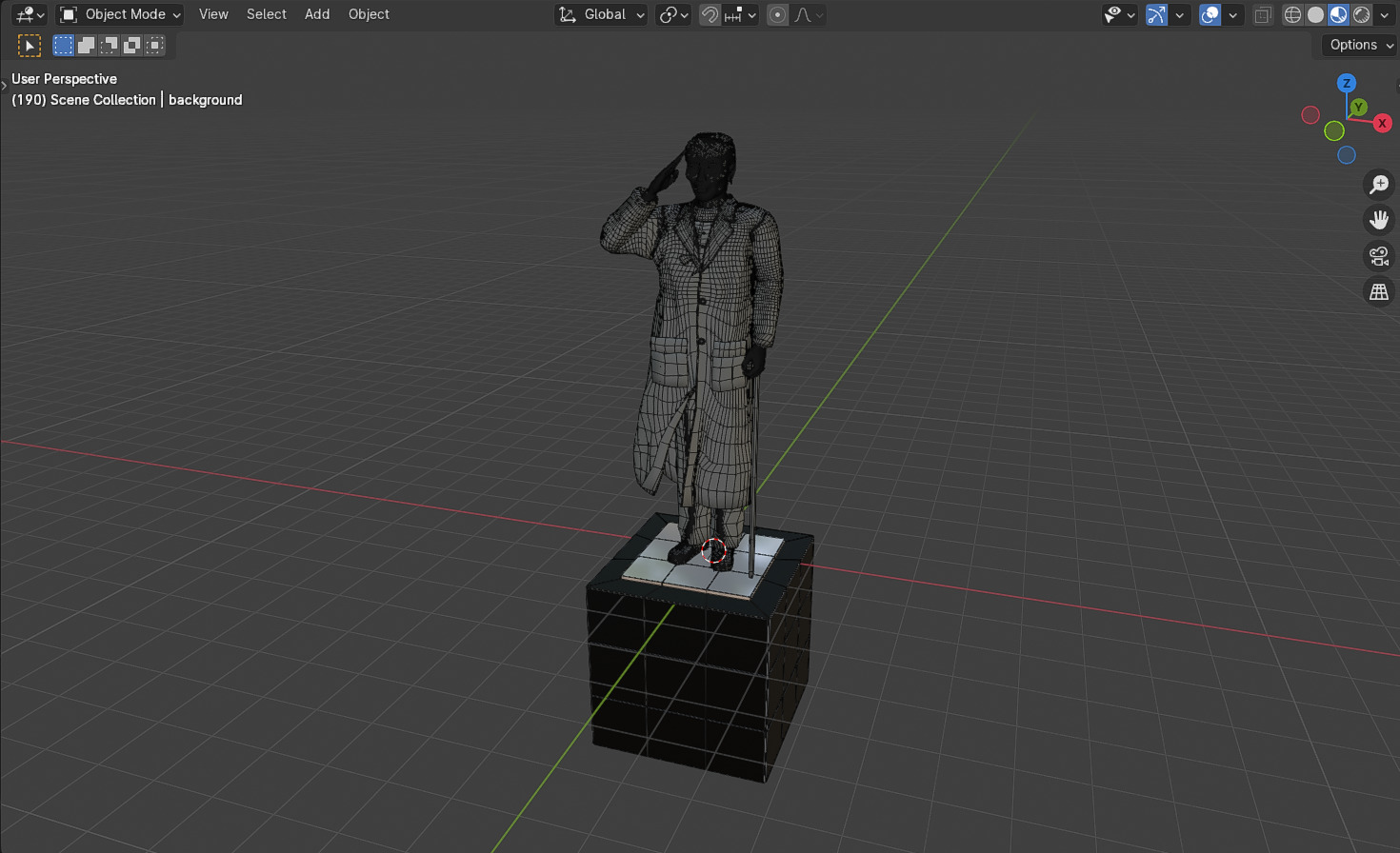 Jenderal Sudirman 3D model_59