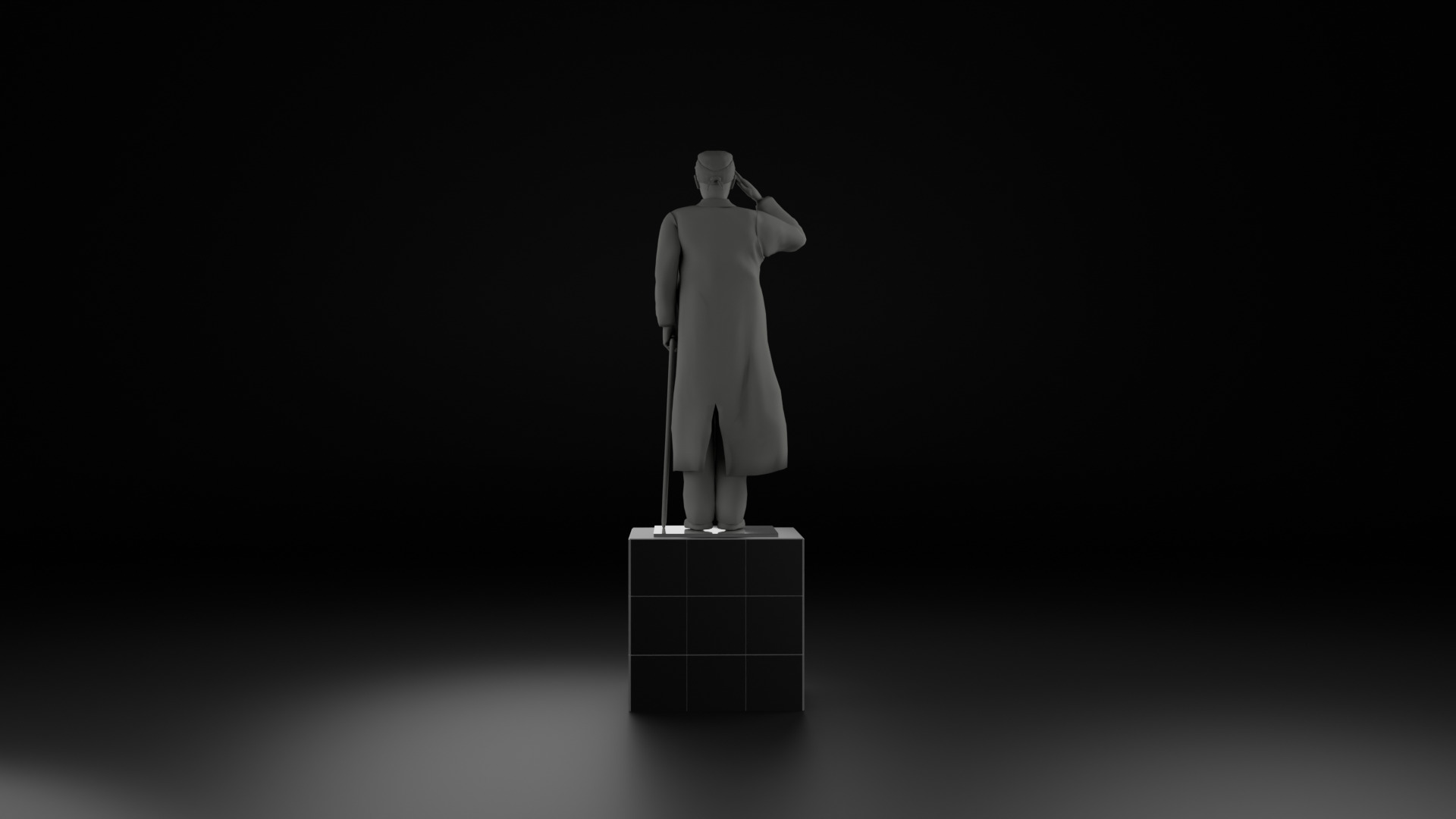 Jenderal Sudirman 3D model_10