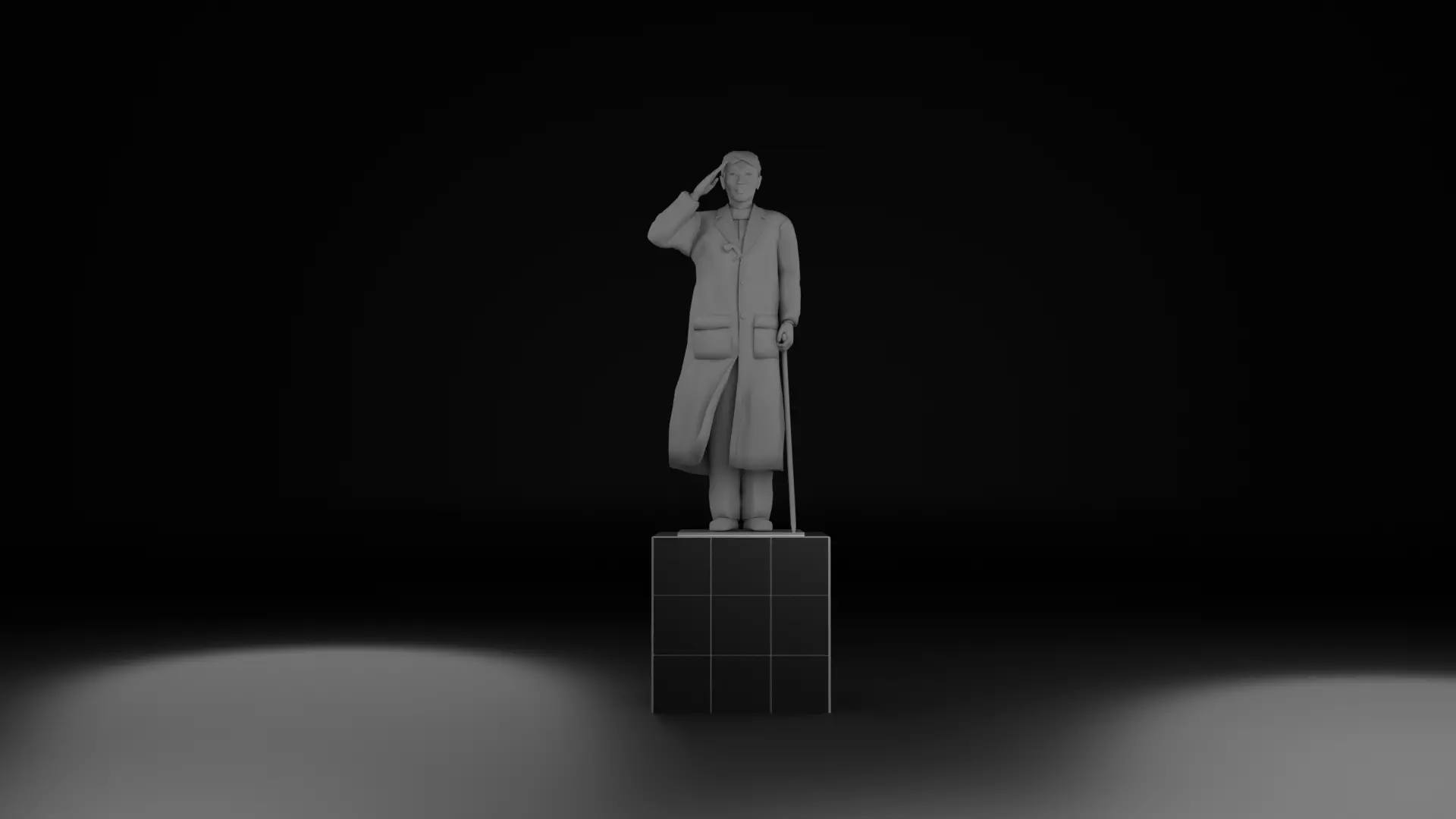 Jenderal Sudirman 3D model_0