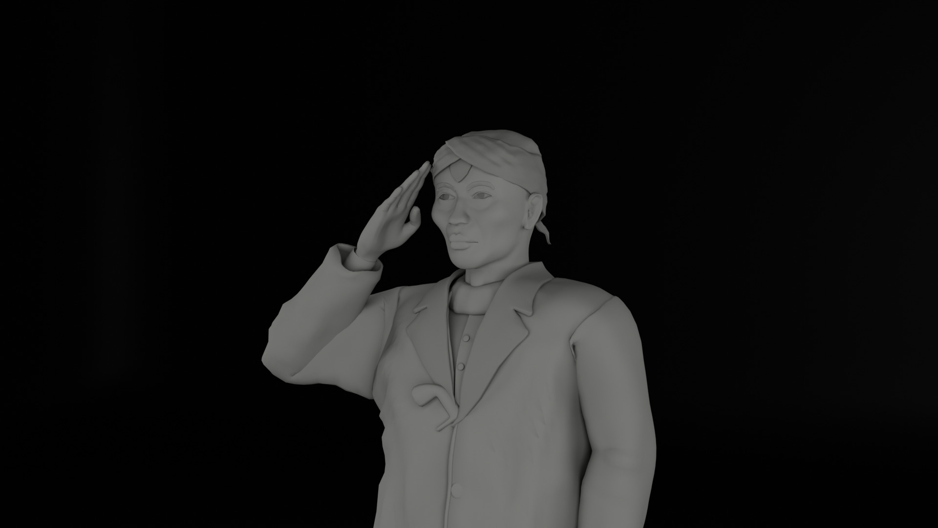 Jenderal Sudirman 3D model_25