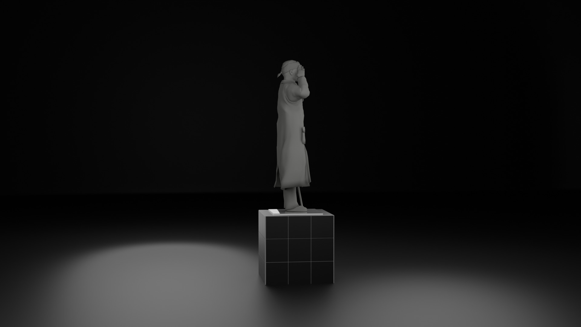 Jenderal Sudirman 3D model_14