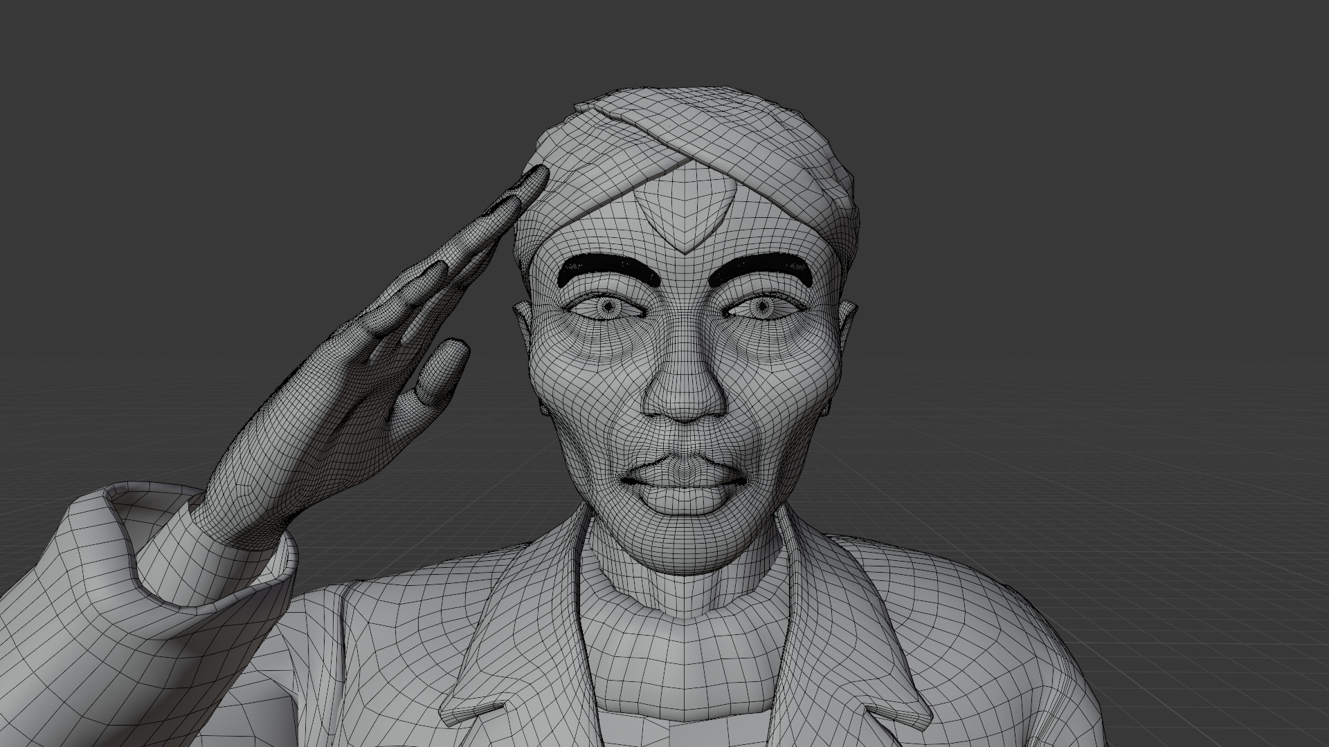 Jenderal Sudirman 3D model_50