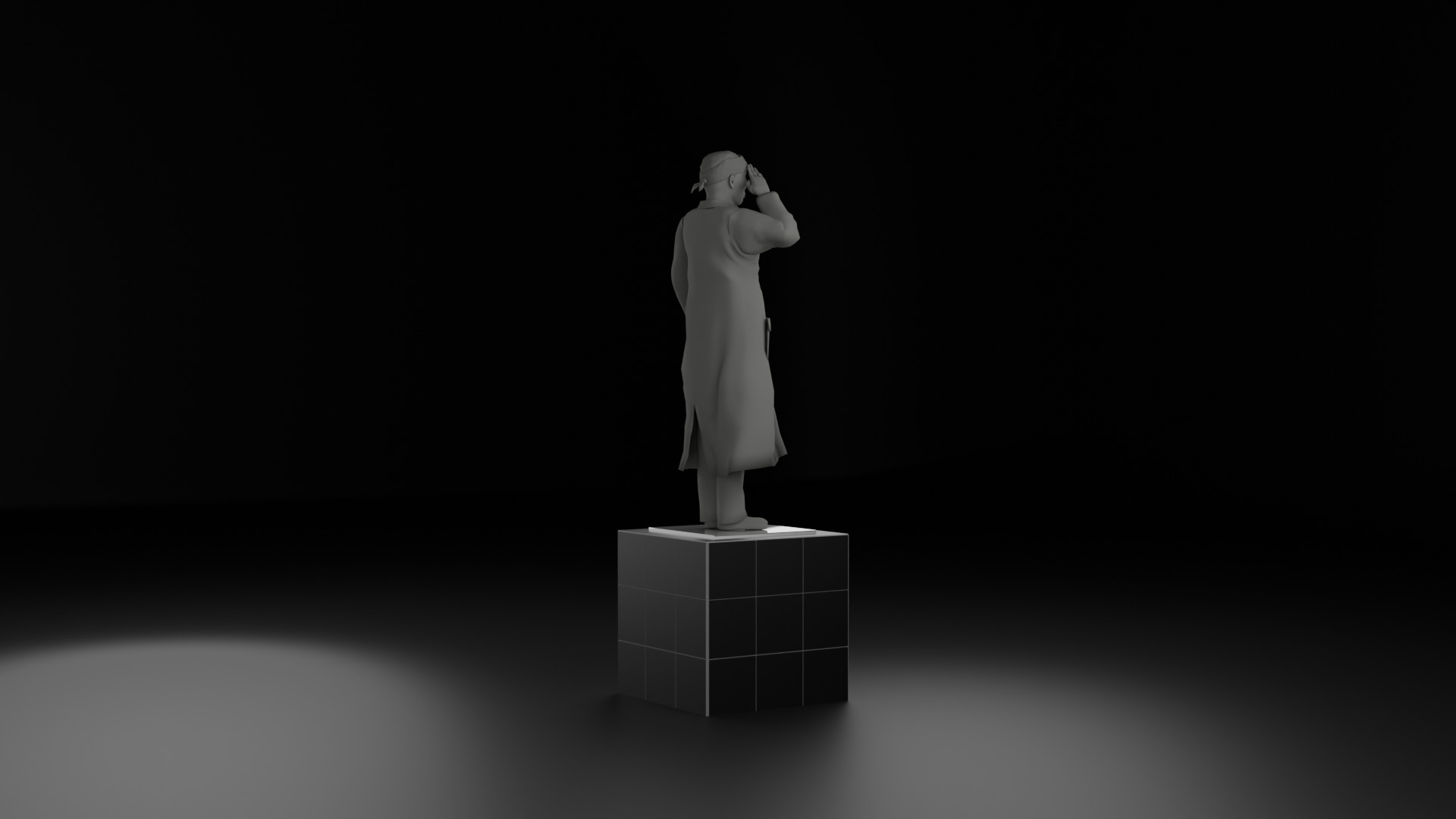 Jenderal Sudirman 3D model_13