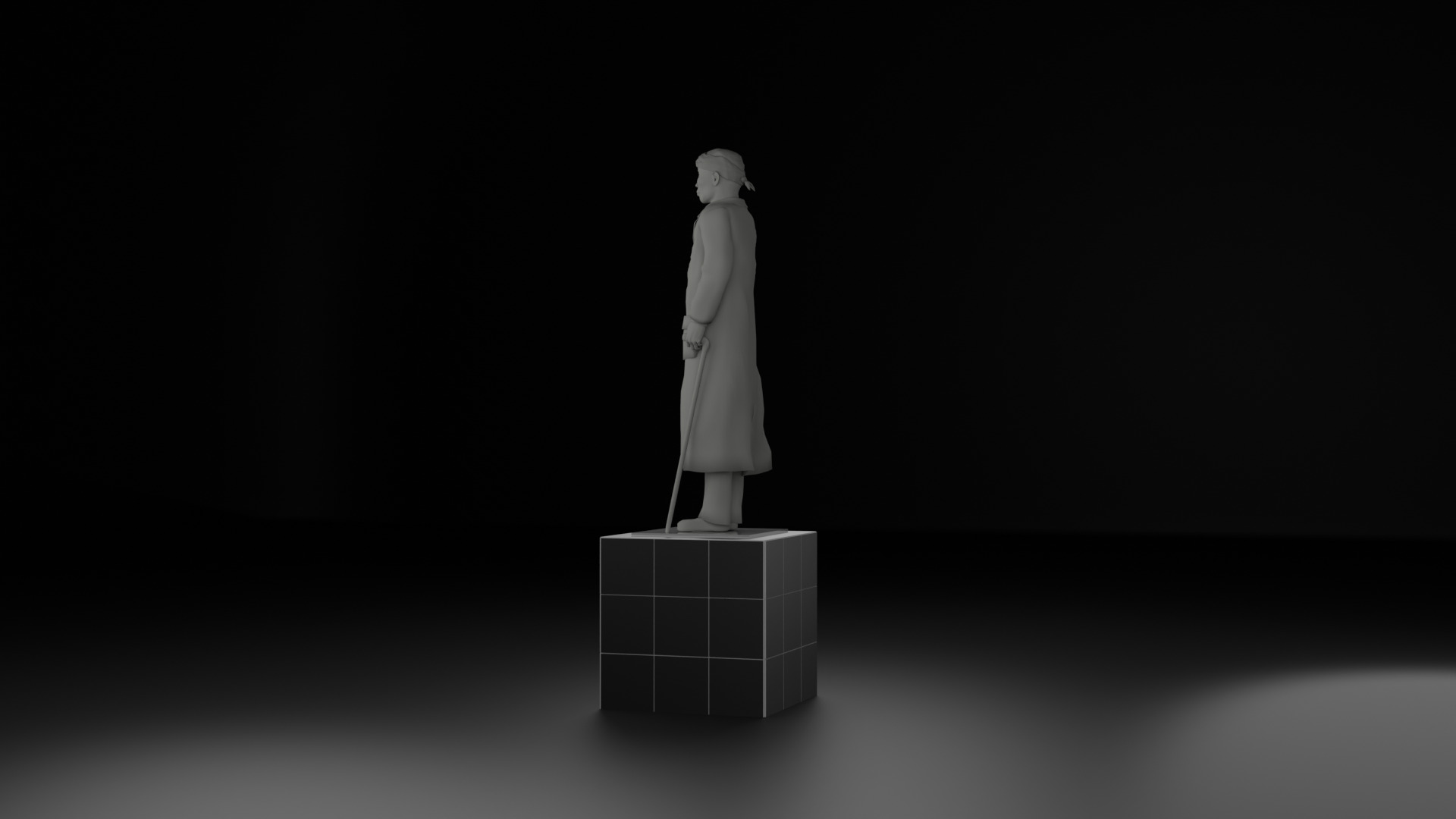 Jenderal Sudirman 3D model_7