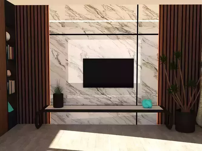 Modern TV Stand - 3D Model