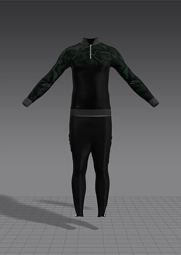 Sports Tracksuit Free 3D model
