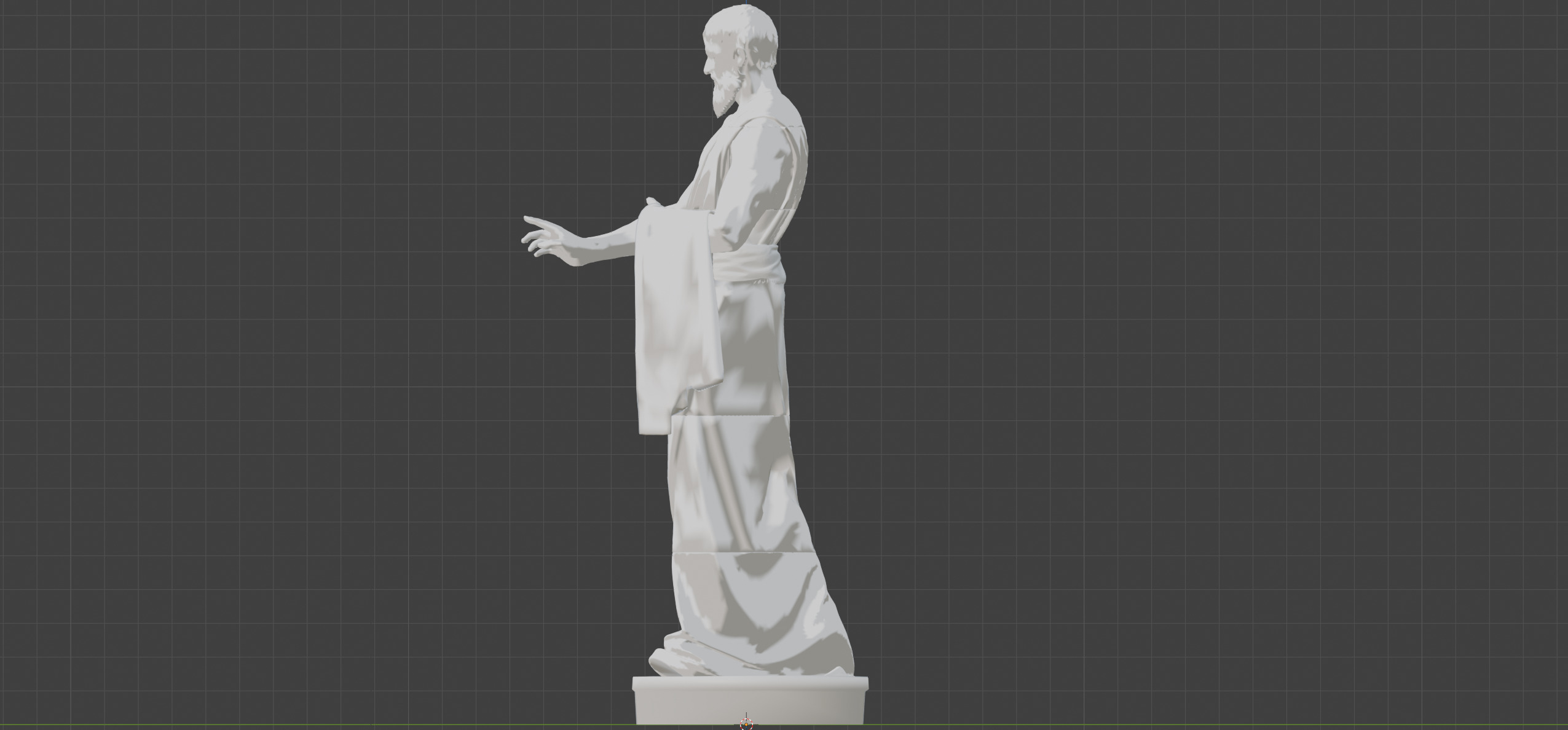 Prophet Lebioda Statue - High Res 3D Print ready 3D print model_2