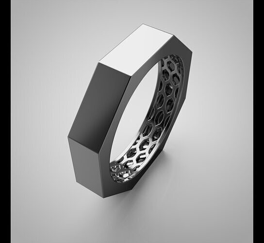 Gucci ring sizes 16-21 3D print model