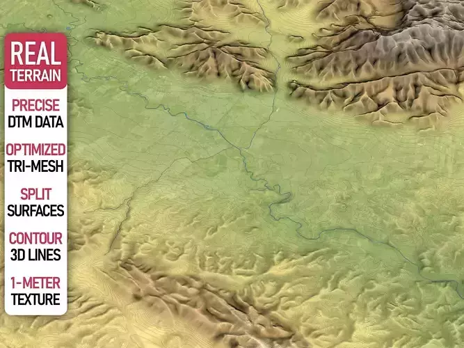 Kermanshah - Topography Terrain