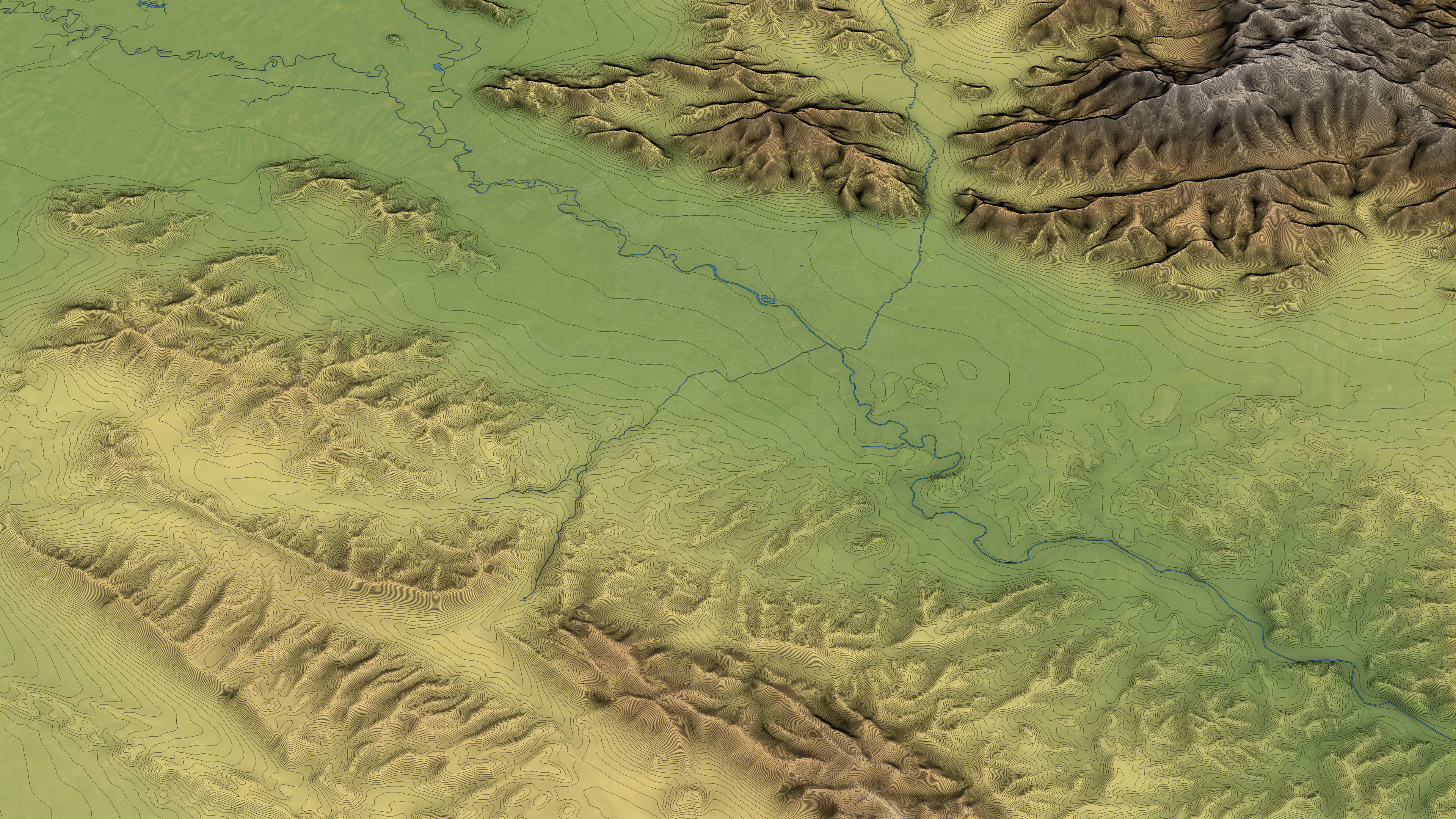 Kermanshah - Topography Terrain 3D Model 3D Model Collection_11