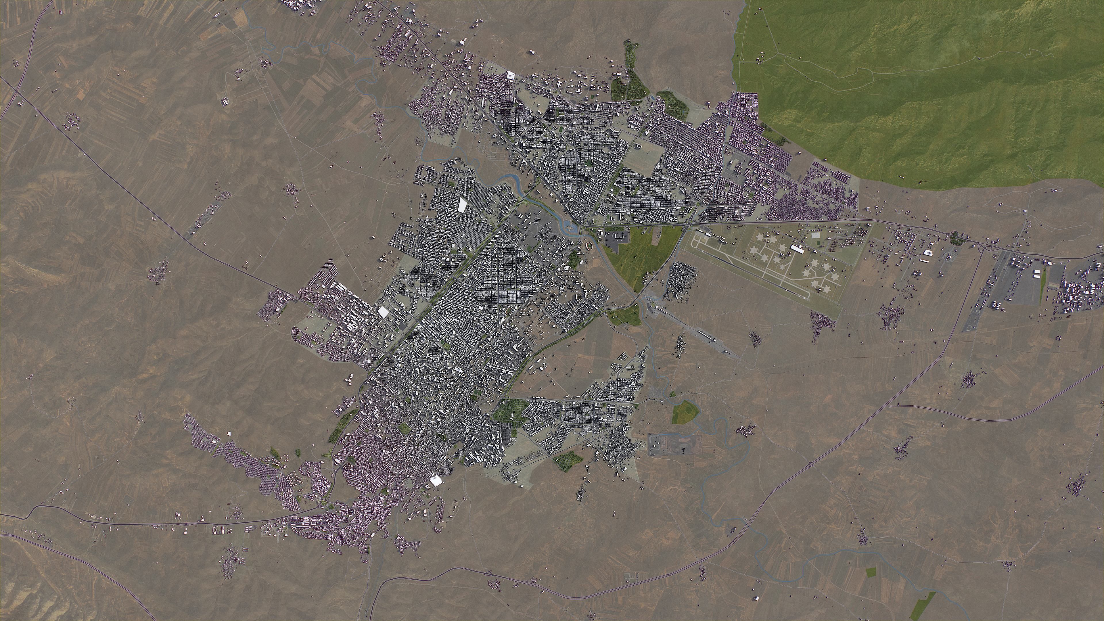 Kermanshah - Topography Terrain 3D Model 3D Model Collection_5