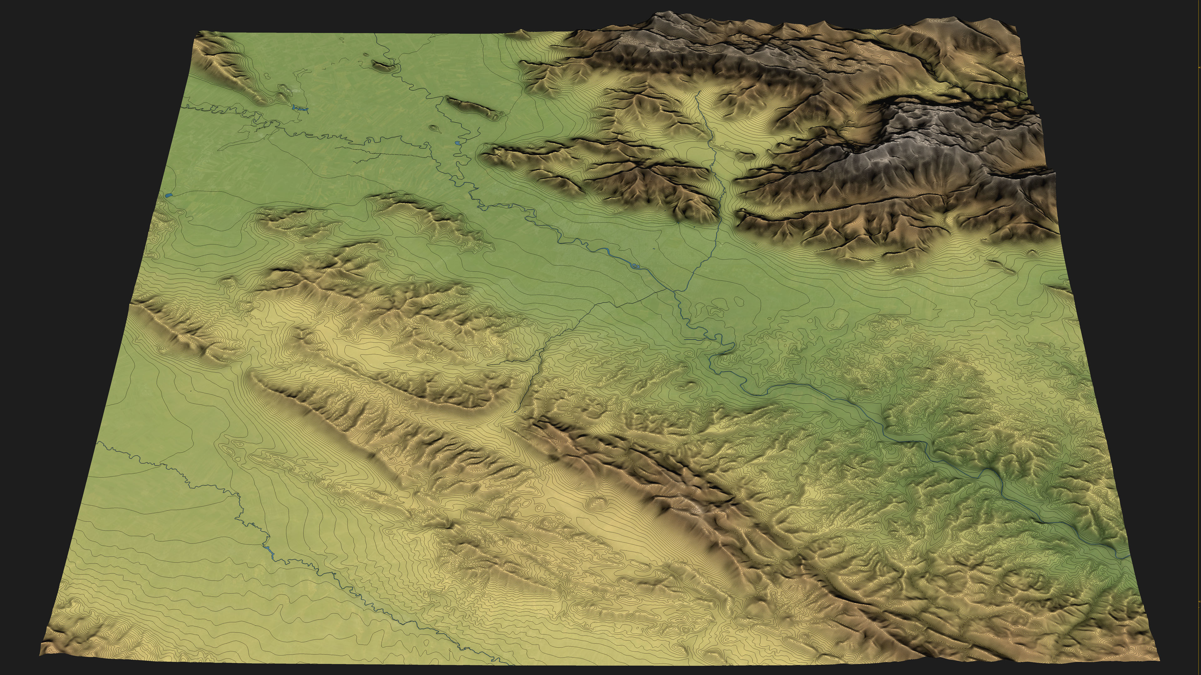 Kermanshah - Topography Terrain 3D Model 3D Model Collection_23