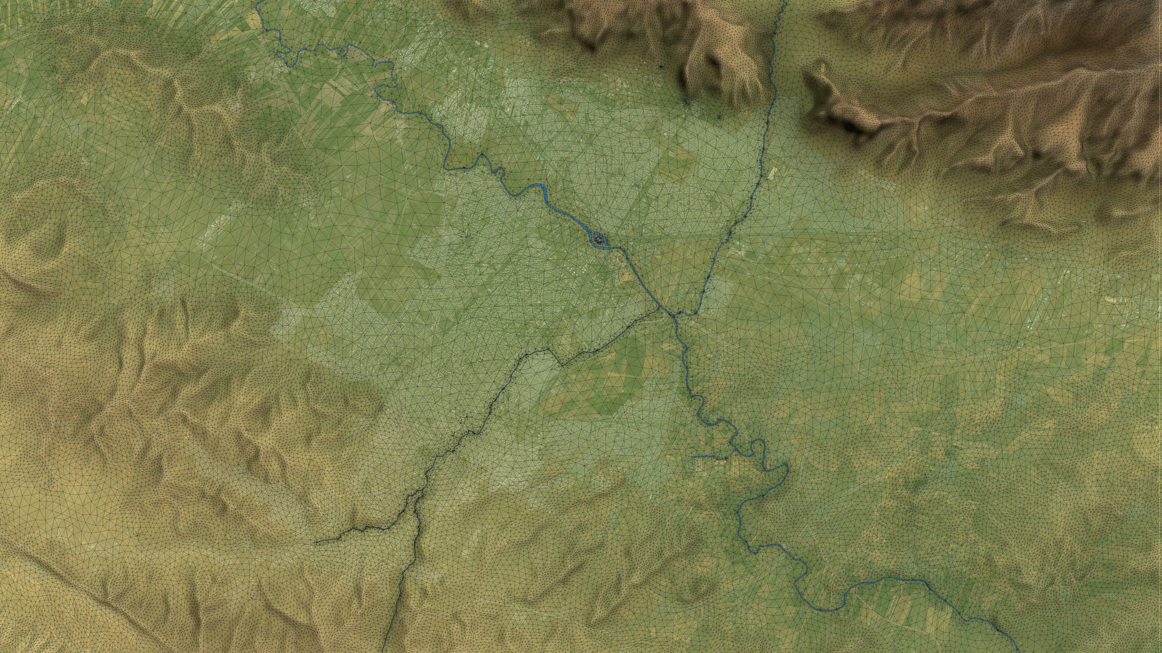 Kermanshah - Topography Terrain 3D Model 3D Model Collection_7