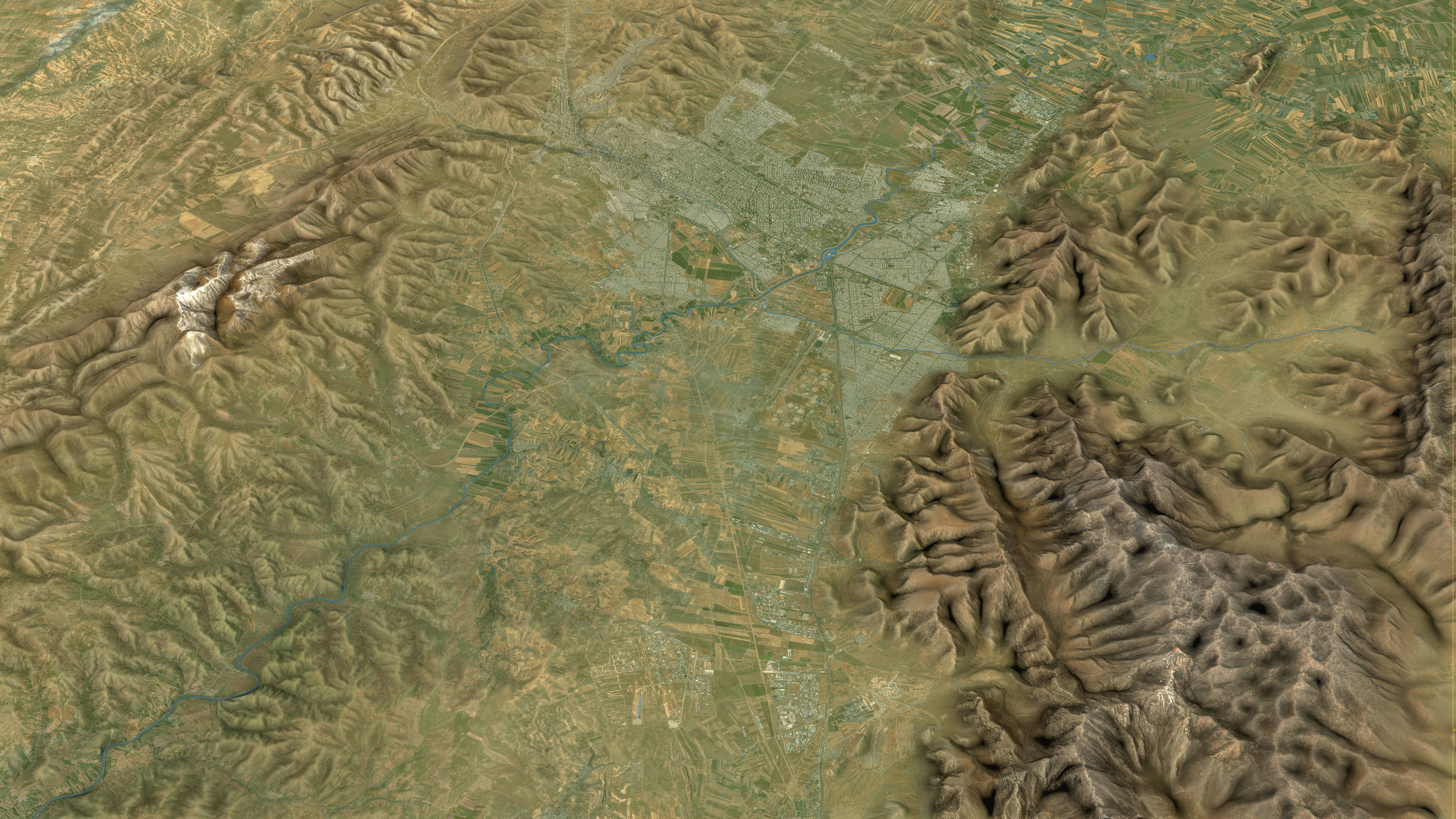 Kermanshah - Topography Terrain 3D Model 3D Model Collection_18