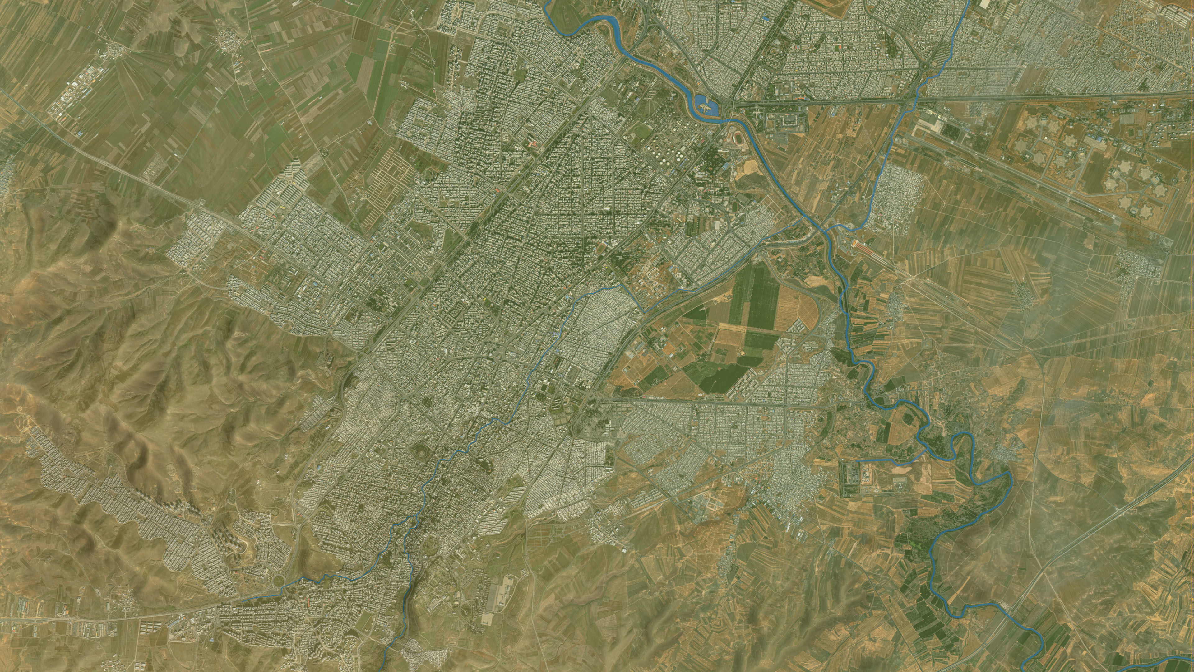 Kermanshah - Topography Terrain 3D Model 3D Model Collection_2
