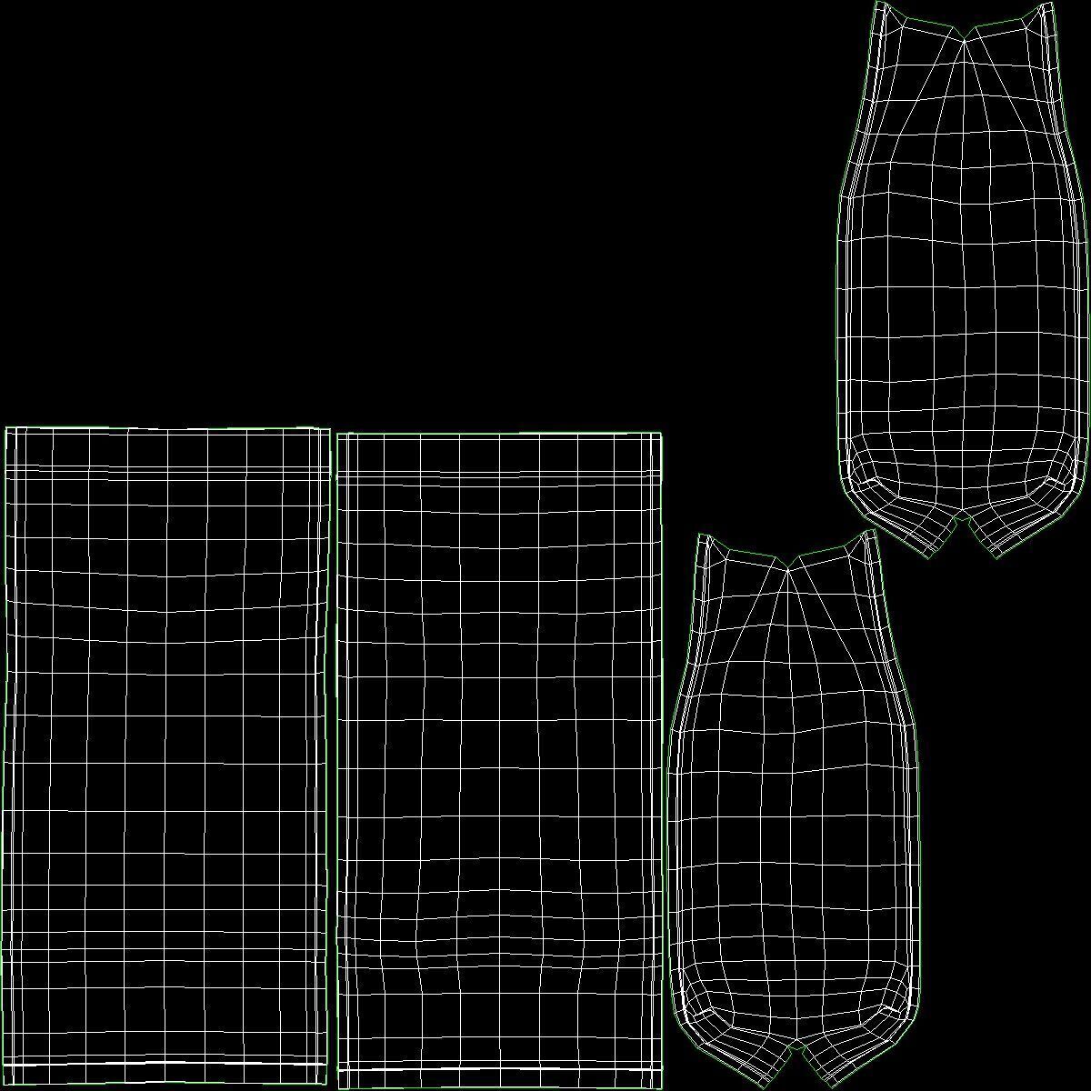 Paper pouch v7 3D model_6