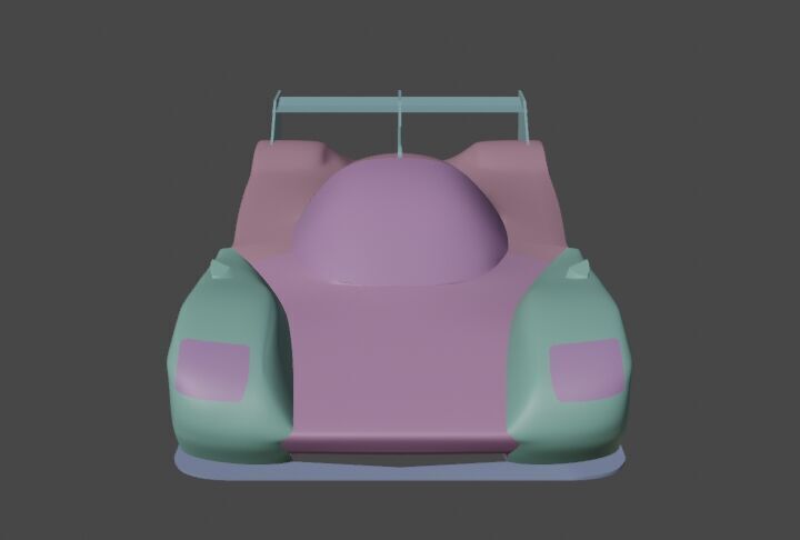 Le Mans Prototype Racecar 3D Model LMP Vehicle 3D model_9