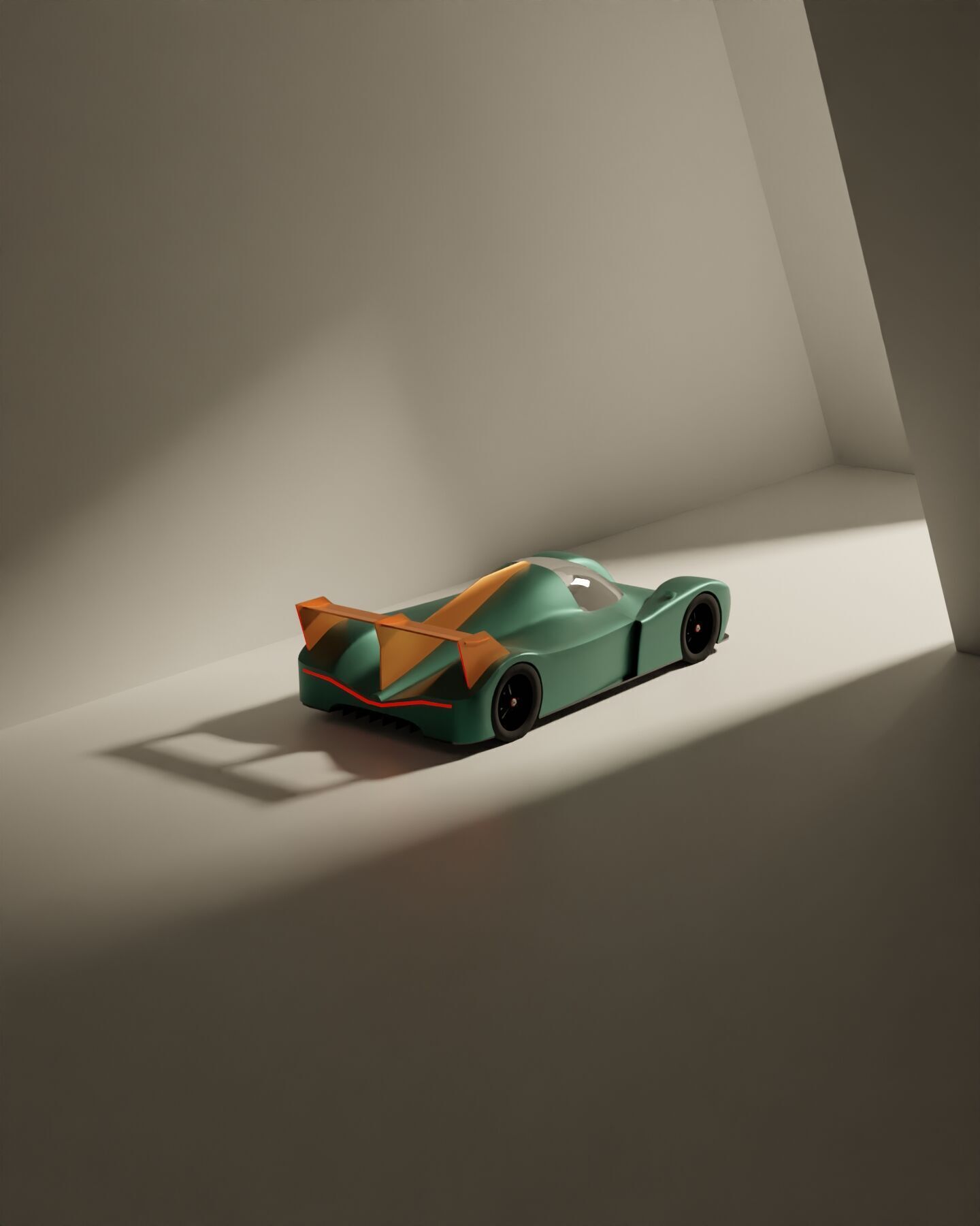 Le Mans Prototype Racecar 3D Model LMP Vehicle 3D model_12