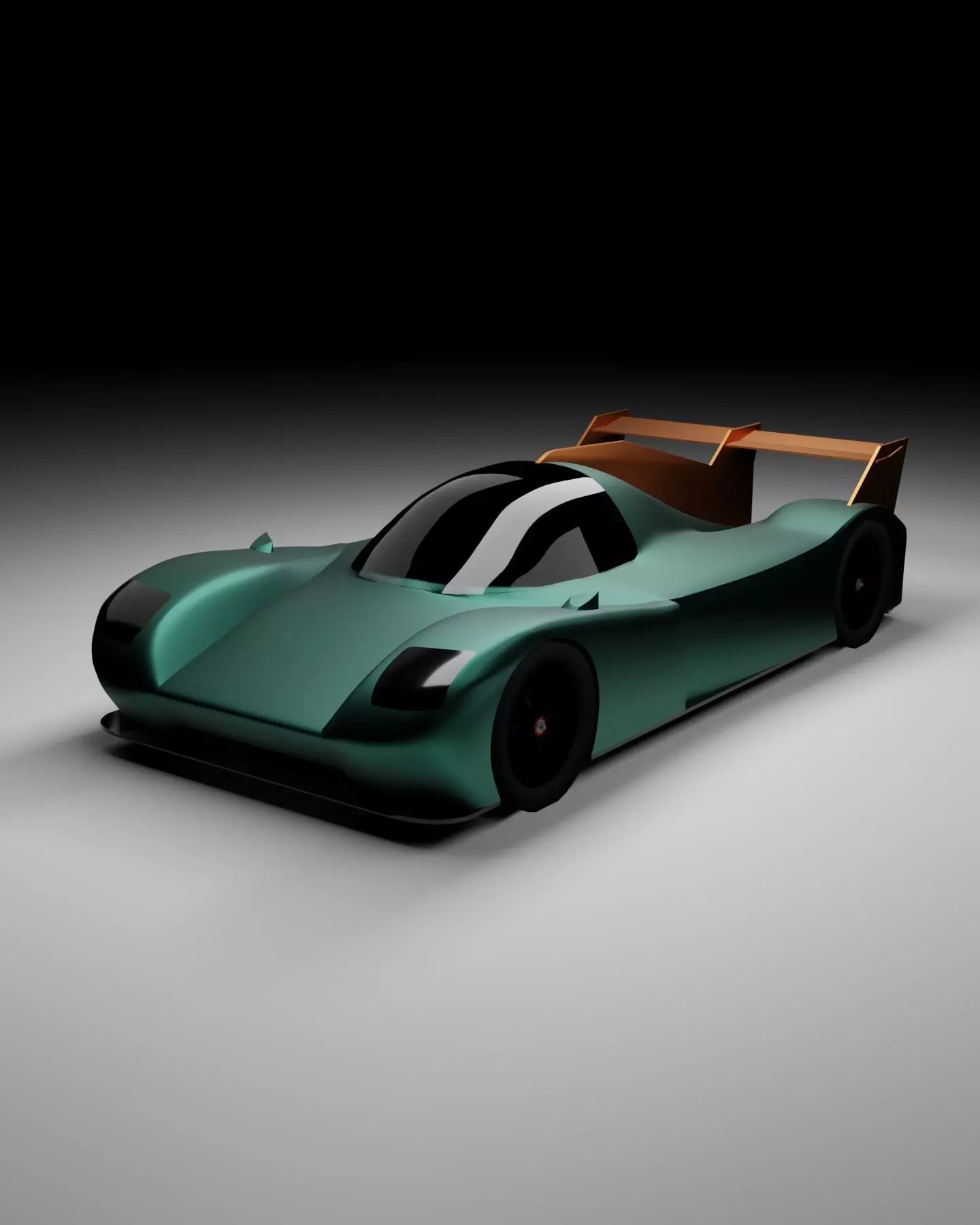 Le Mans Prototype Racecar 3D Model LMP Vehicle 3D model_0