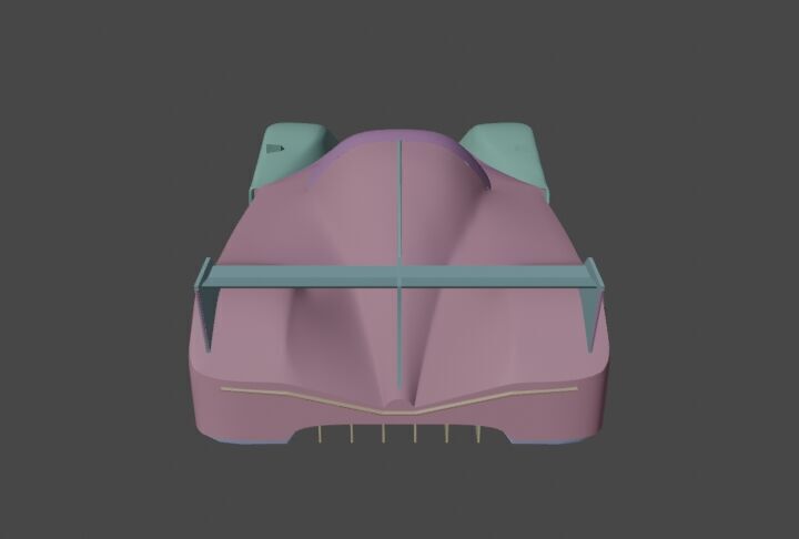 Le Mans Prototype Racecar 3D Model LMP Vehicle 3D model_8