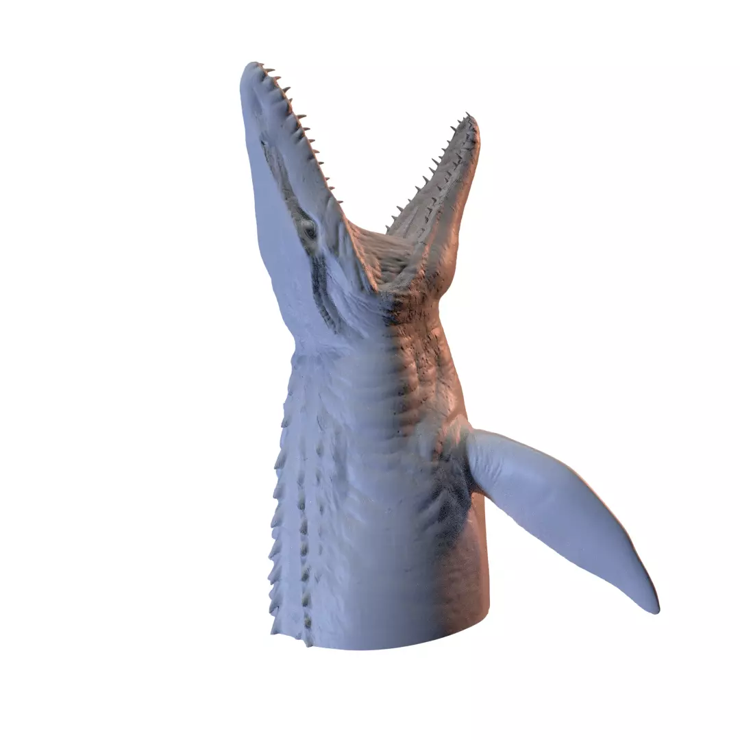 Mosasaurus jurassic world figure 2 3dprint 3D print model