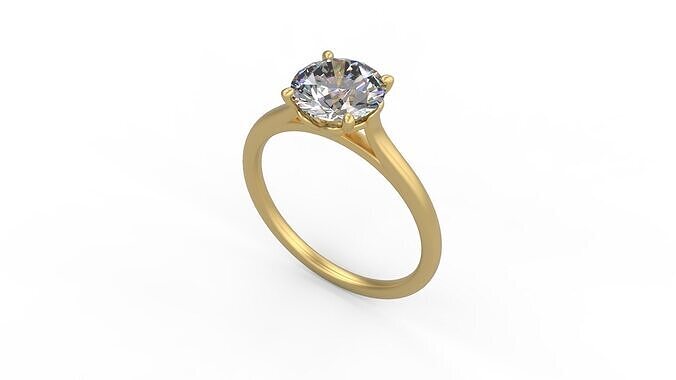 Women Solitaire 6183 3D print model