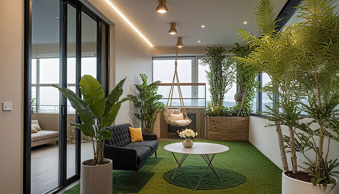 Living balcony Free 3D model